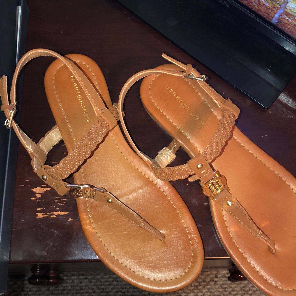 Tommy Hilfiger brown sandals